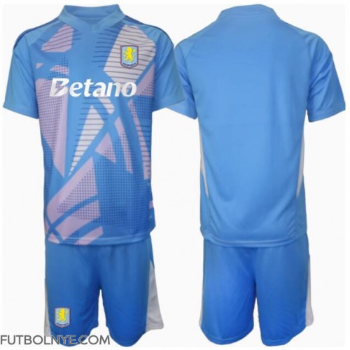 Camiseta Aston Villa Portero Tercera Equipación para niños 2024-25 manga corta (+ pantalones cortos)